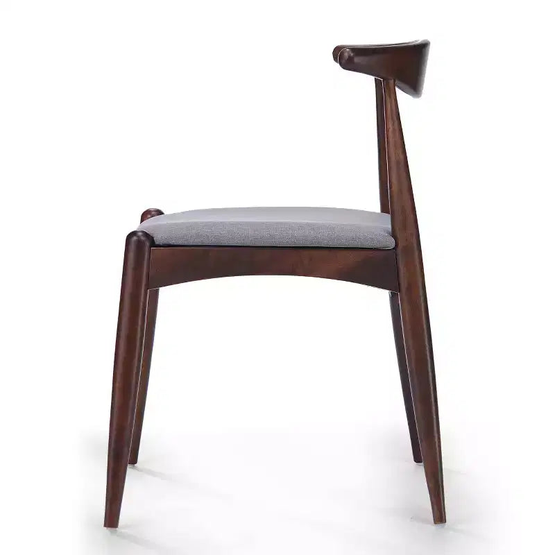Set da pranzo di 5 pezzi in tessuto imbottito in stile Mid-Century Modern
