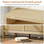 Credenza a buffet scanalata da 65,8" con 4 ante
