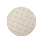 Pouf circolare moderno glamour imbottito in velluto