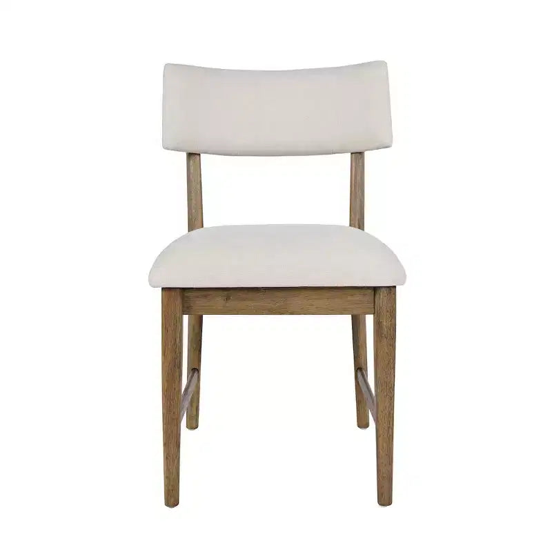 Jofran,Beck Contemporary Upholstered Split Back Dining Chair (Set of 2)