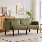 Divano Letto Futon Convertibile da 75'' con Schienale Regolabile