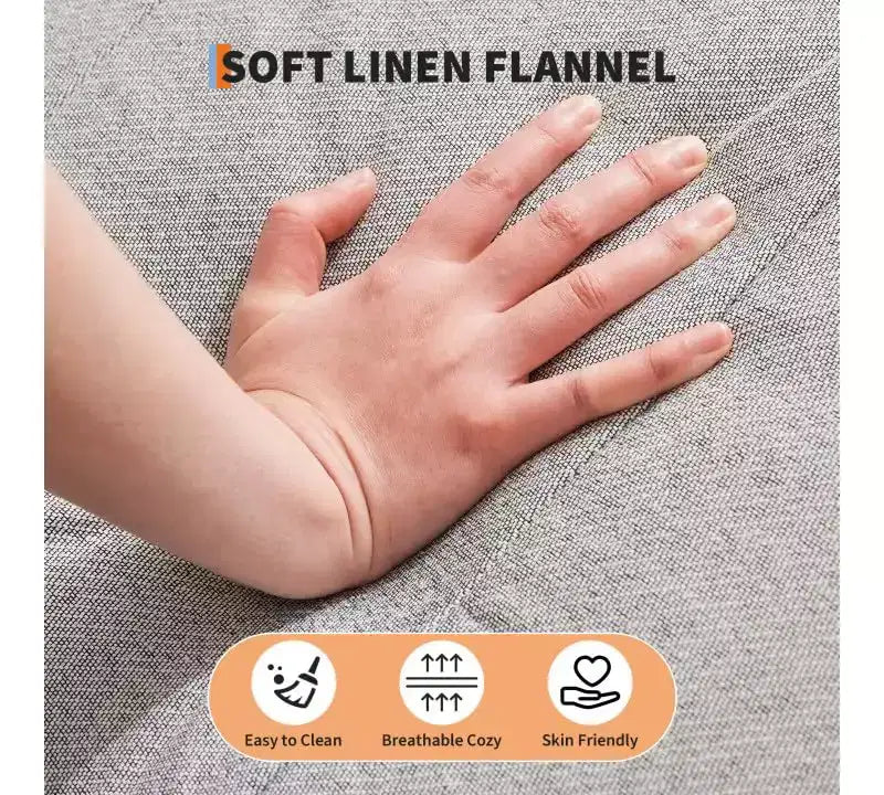 Divano Letto Futon Convertibile da 75'' con Schienale Regolabile
