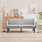 Divano Letto Futon Convertibile da 75'' con Schienale Regolabile
