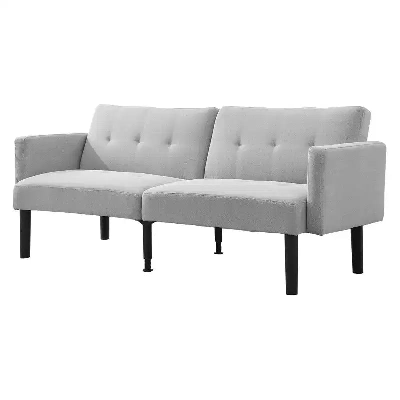 Divano Letto Futon Convertibile da 75'' con Schienale Regolabile
