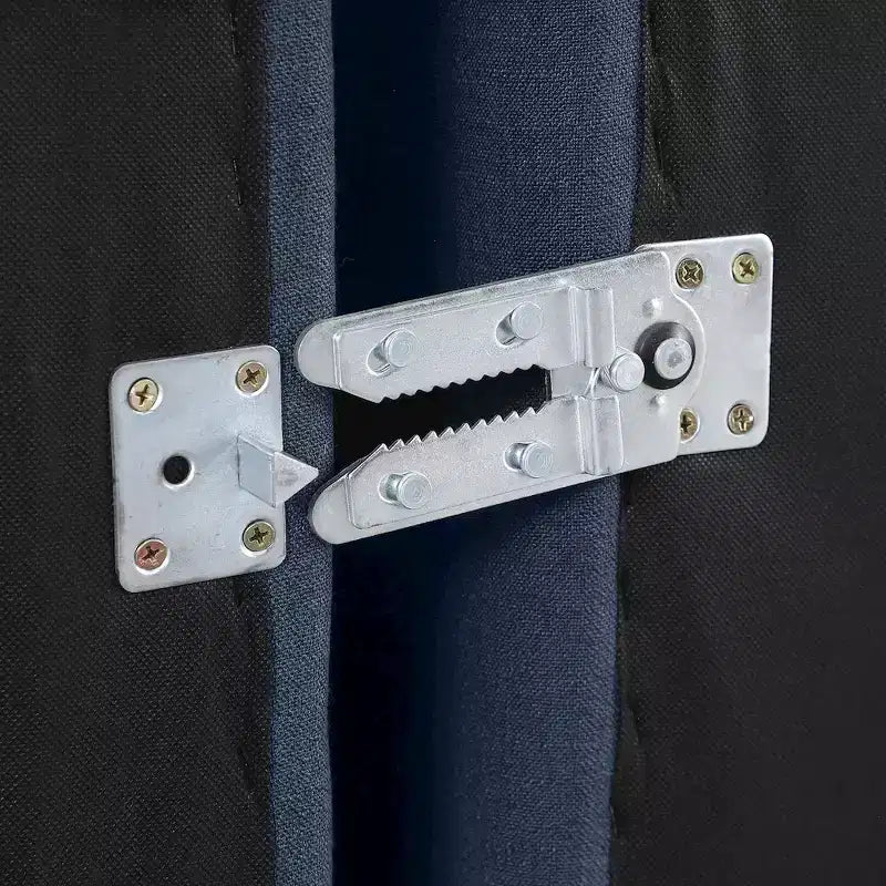 Sedia senza braccioli in tessuto effetto lino