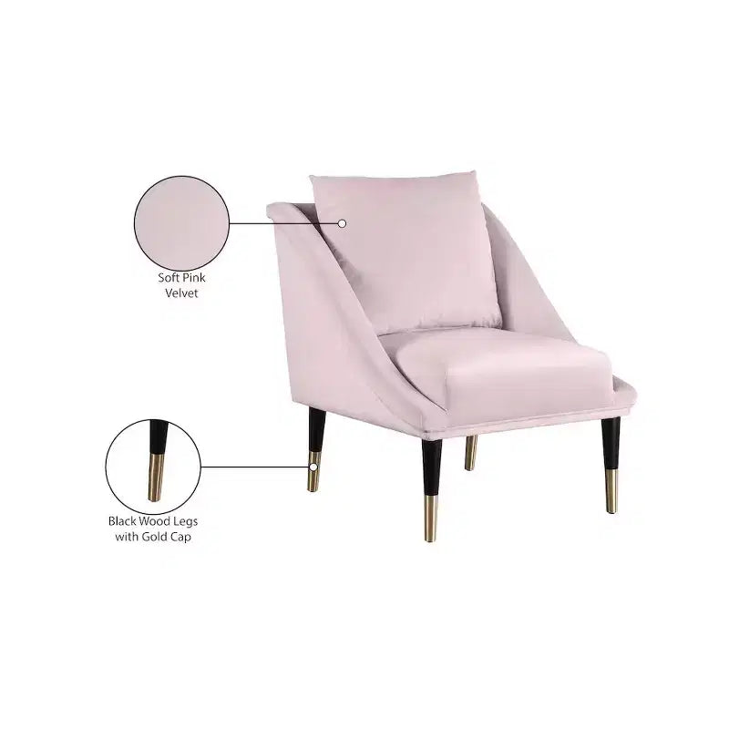 Elegante Poltrona d'Appoggio in Velluto