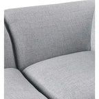 Sedia modulare senza braccioli – Rivestimento in lino resistente