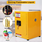 Armadietto per Liquidi Infiammabili con Ripiano Regolabile, 43 x 43 x 56 cm, 1 Anta