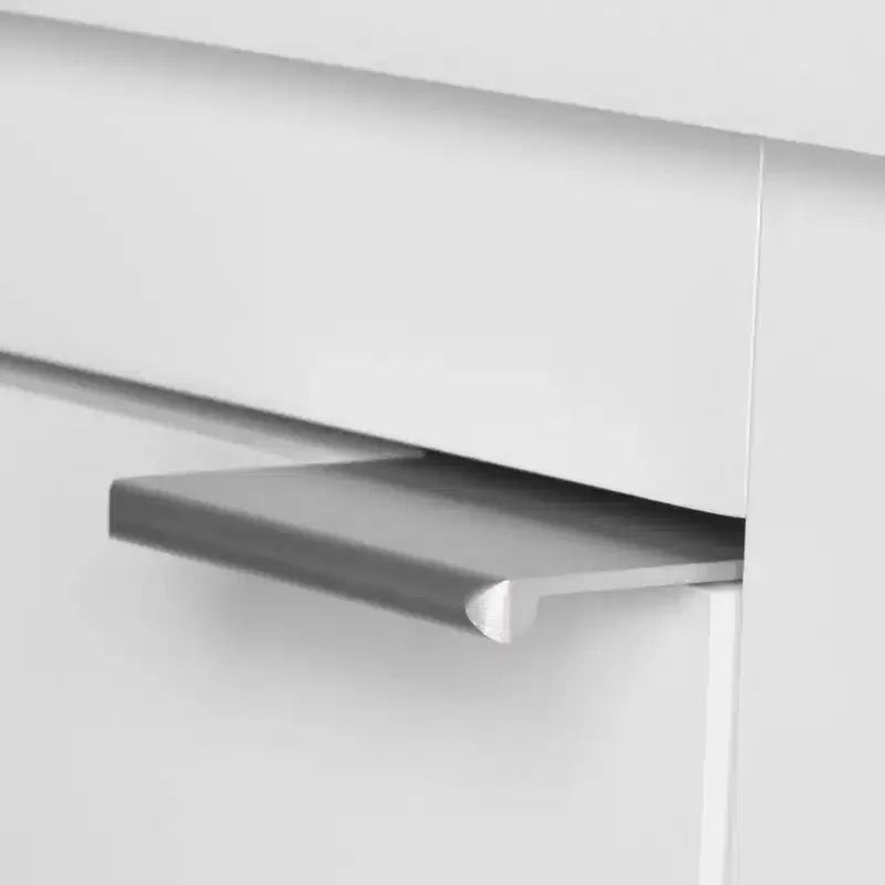 Mobiletto angolare alto per bagno con ripiani aperti