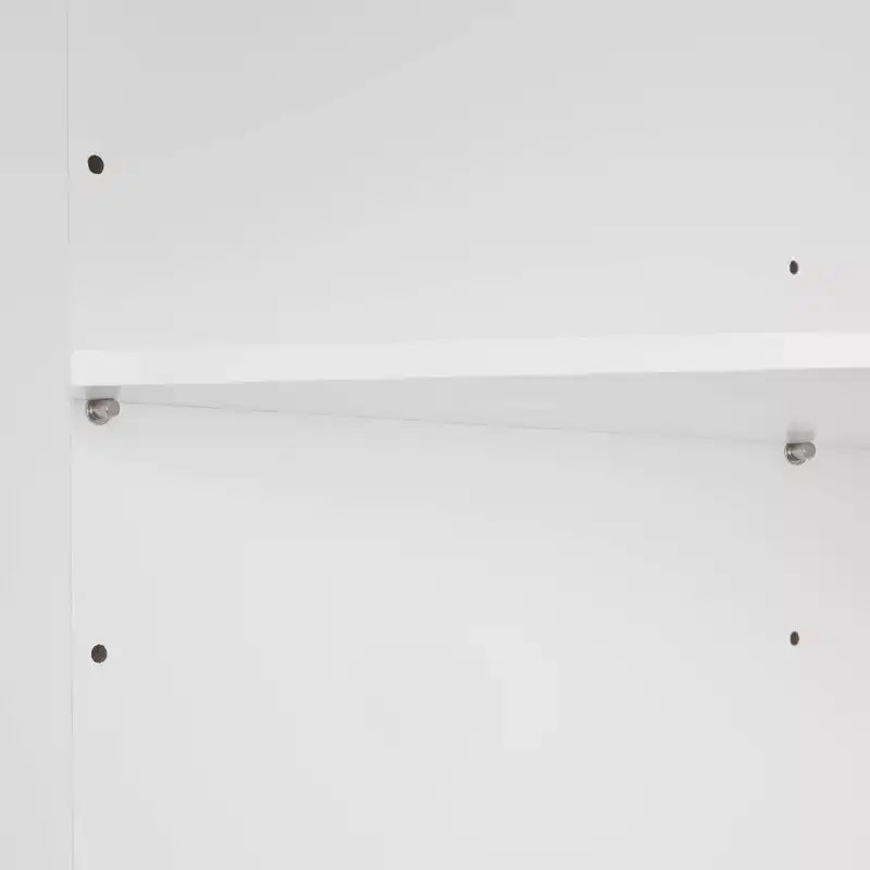 Mobiletto angolare alto per bagno con ripiani aperti